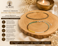 Natural Pyrite Anklet  And Dhan Yog Crystal Anklet Combo