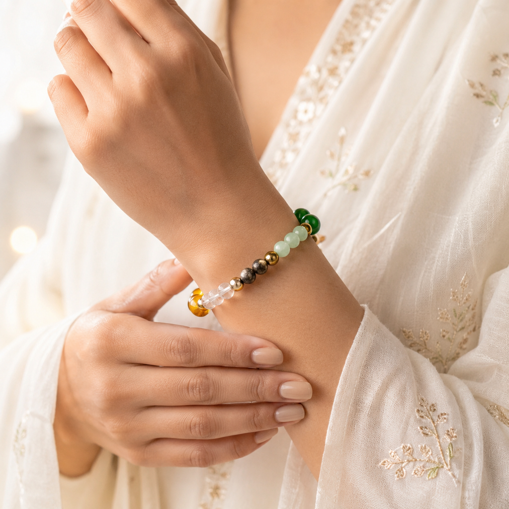 Dhan Yog 5-Crystal Prosperity Bracelet