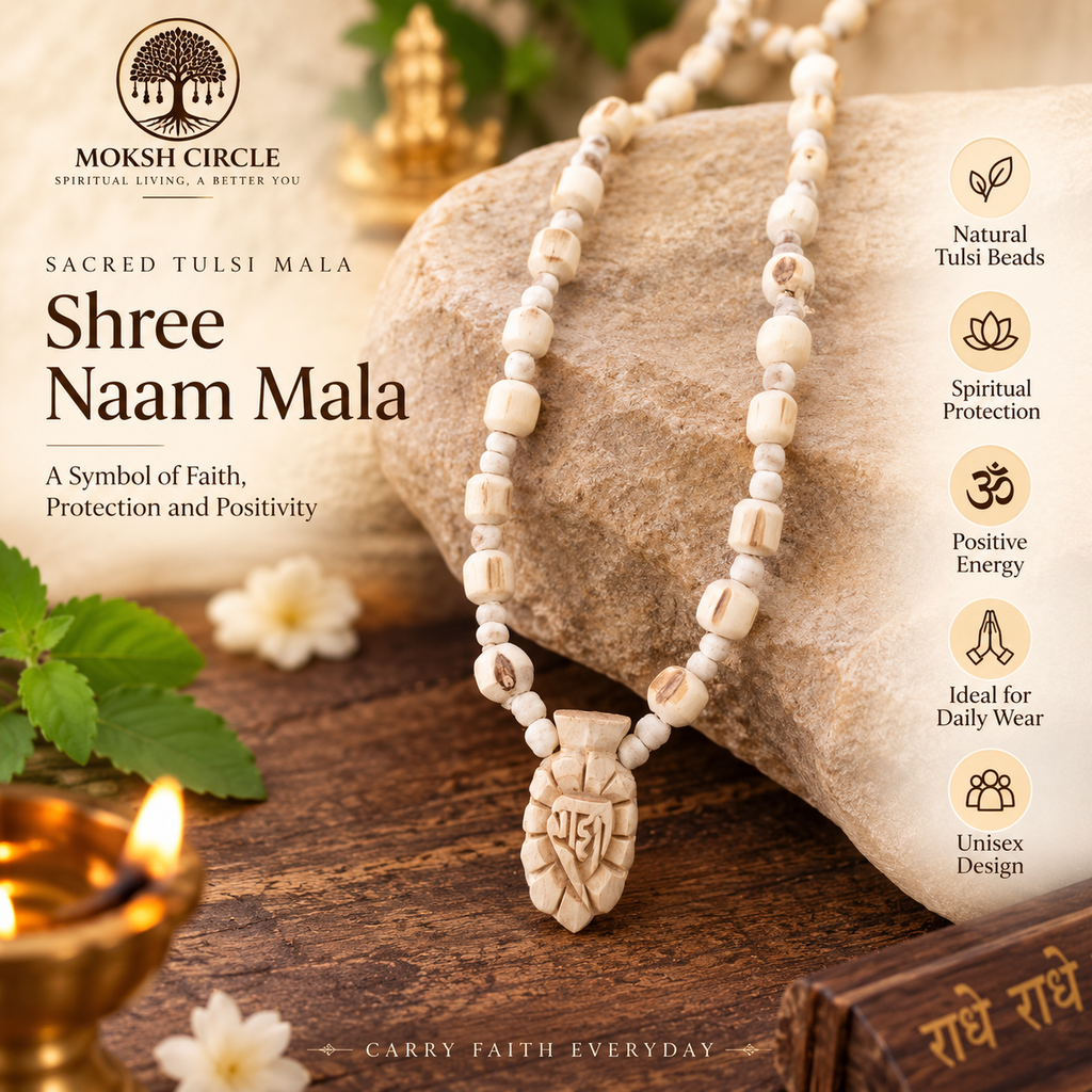 Shree Radha Tulsi Kanthi Mala with Pendant