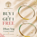 Dhan Yog Crystal Anklet – Prosperity & Positive Energy