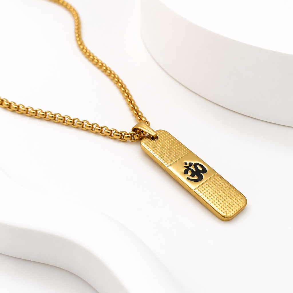 Om Necklace - Gold Plated
