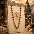 Gold Plated Rudraksha Mala