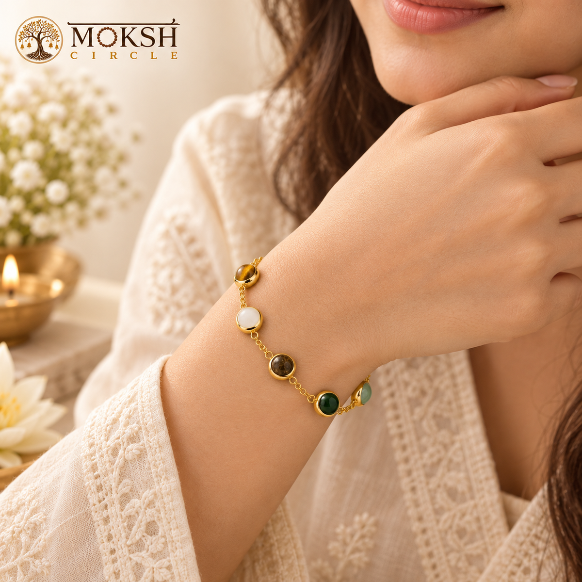 Dhan Yog Crystal Bracelet for Women