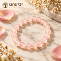 Rose Quartz Heart Harmony Bracelet