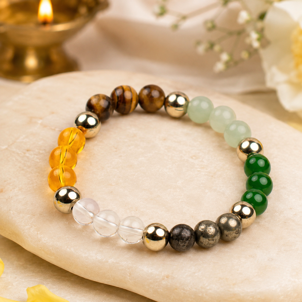 Dhan Yog 5-Crystal Prosperity Bracelet
