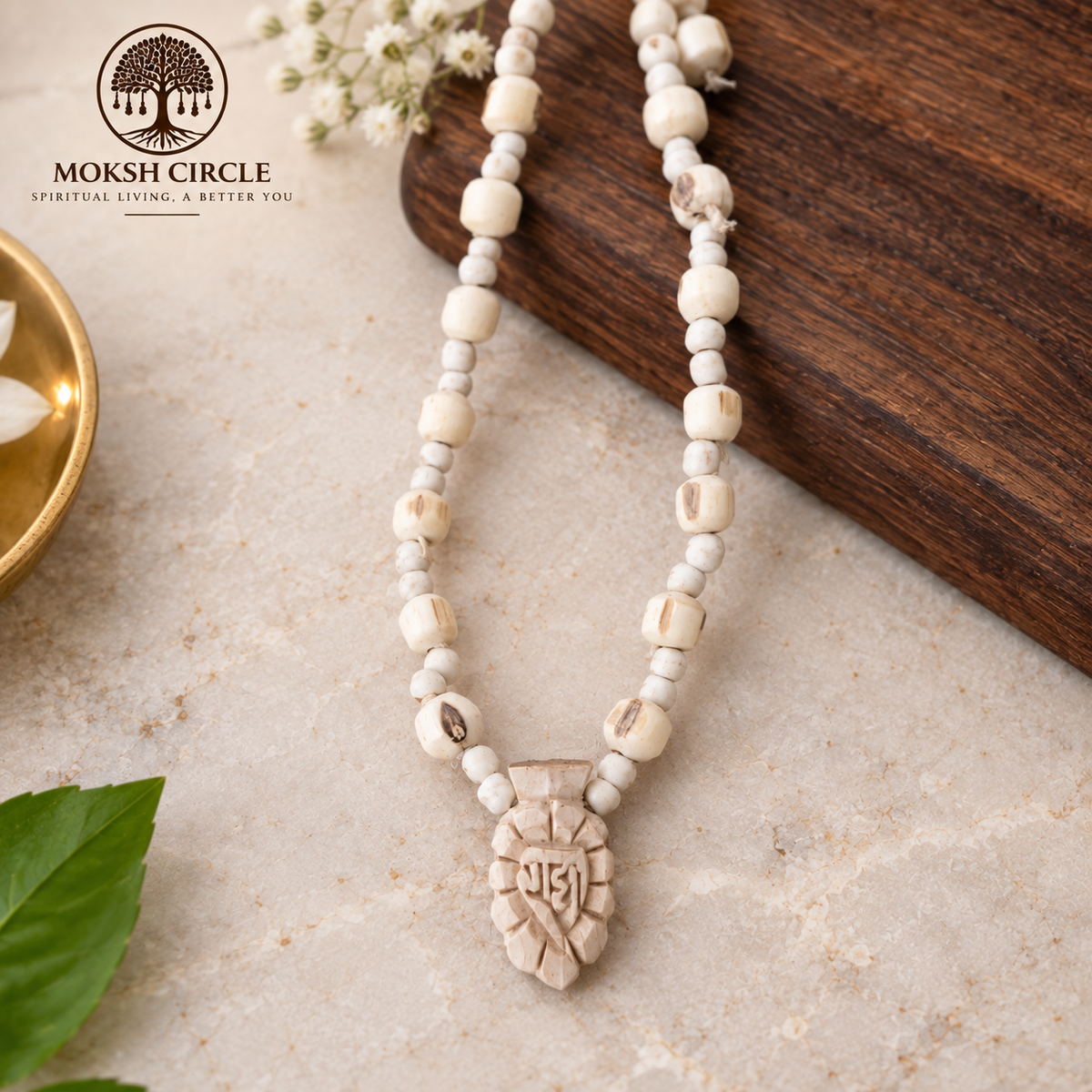 Shree Radha Tulsi Kanthi Mala with Pendant