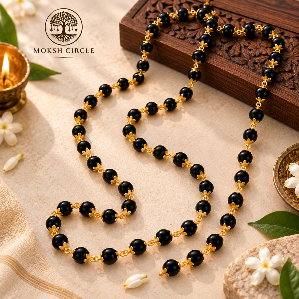 Gold Plated Karungali Mala