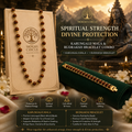 Gold Plated Rudraksha Bracelet And Gold Plated Rudraksha Mala Combo