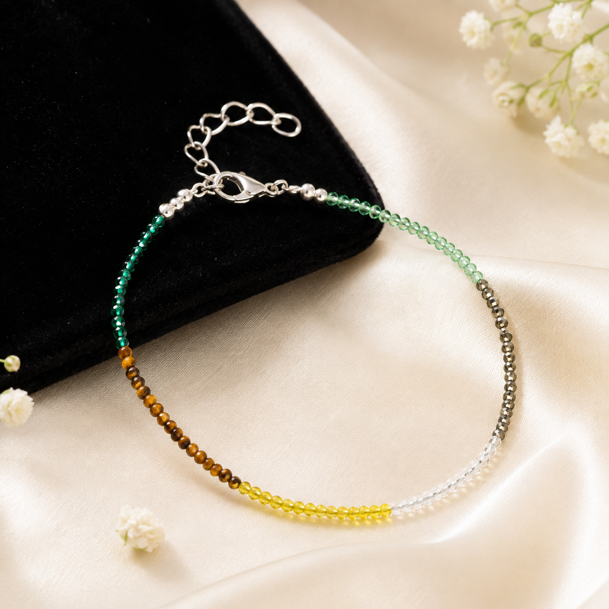 Dhan Yog Crystal Anklet – Prosperity & Positive Energy