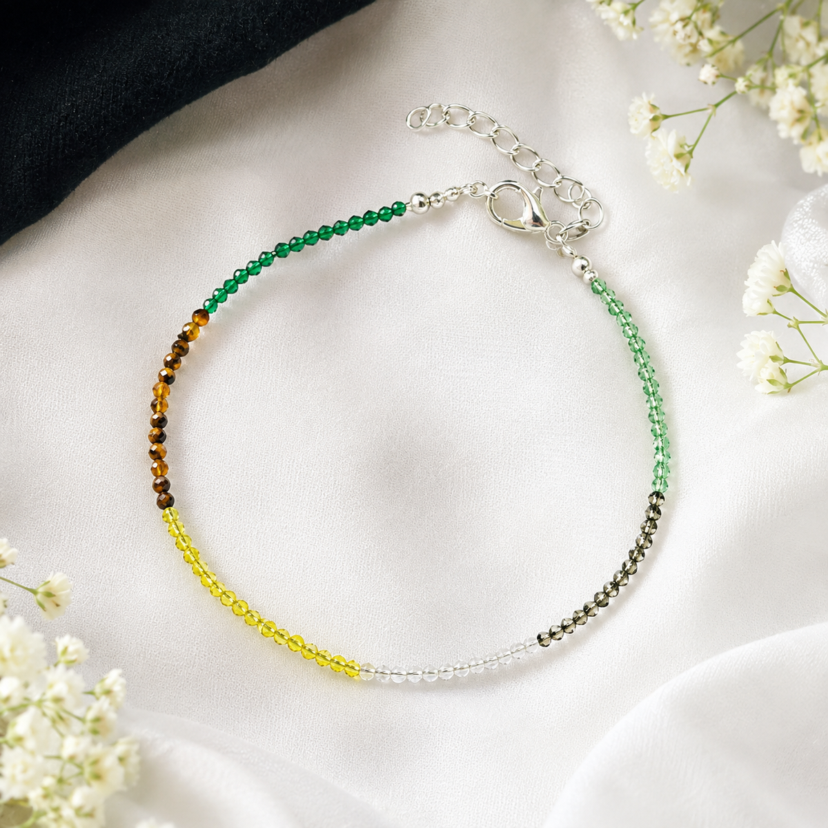 Dhan Yog Crystal Anklet – Prosperity & Positive Energy
